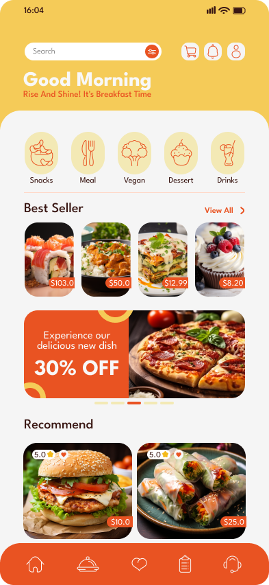 Food delivery app