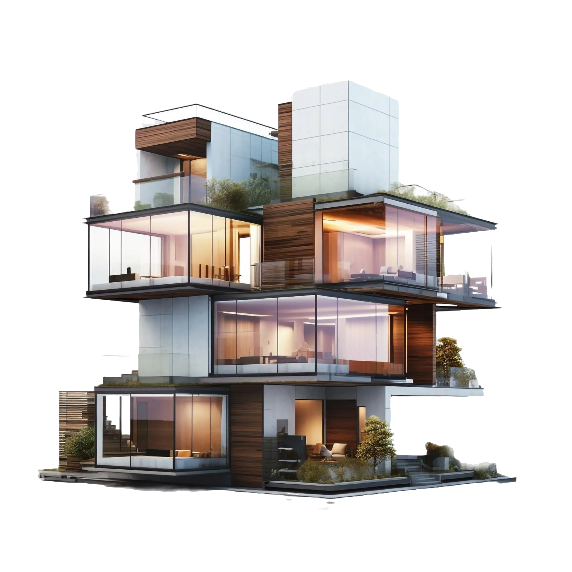 Real-estate building